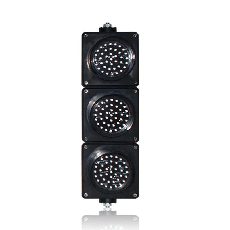 AC85-265V new design 100mm PC housing red yellow green LED traffic signal light mini toy traffic signal