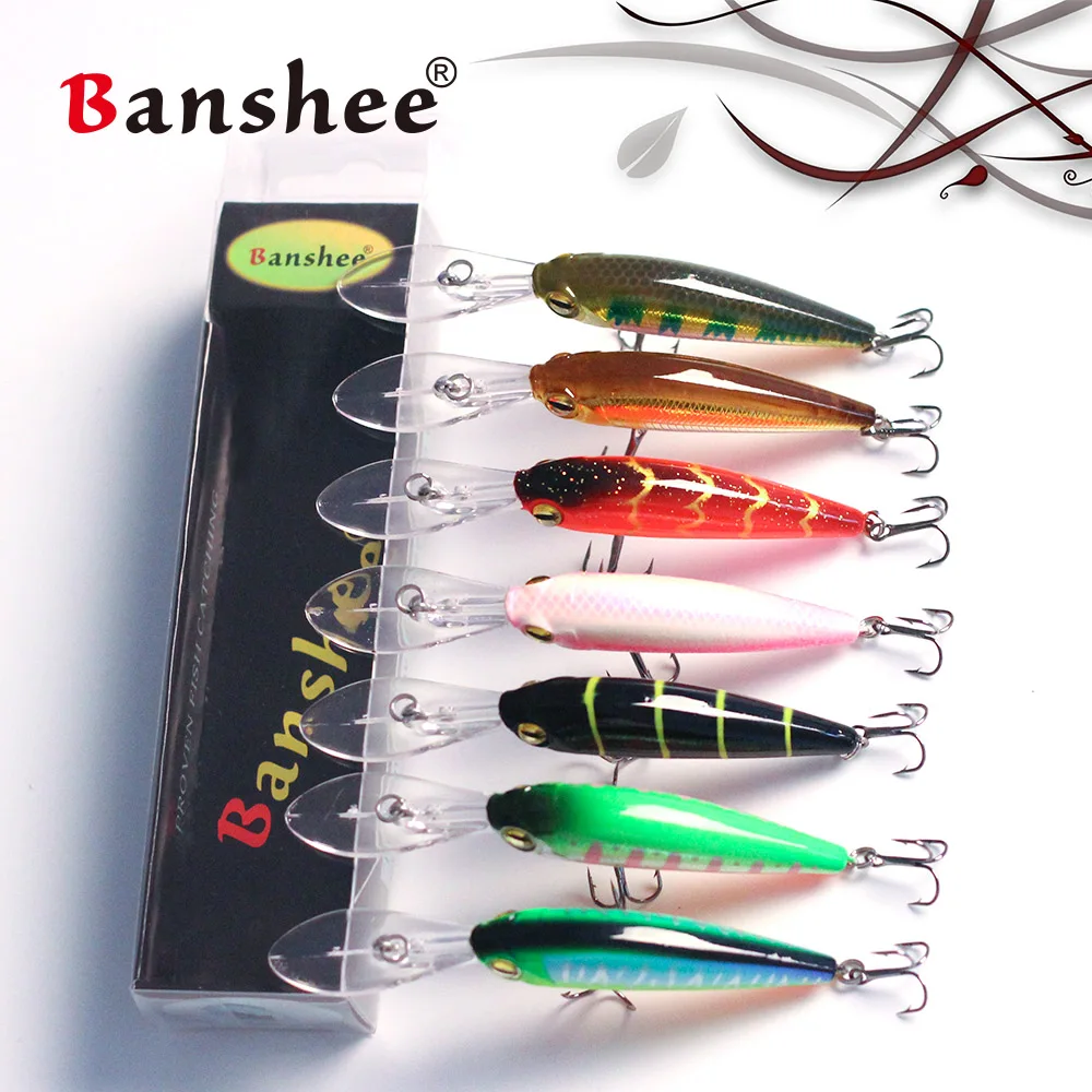 Banshee WF01 Jerkbait 60mm/6g Wobblers For Pike Fishing yo zuri Hot Selling Minnow Floating bait For Carp New Design Jerkbait