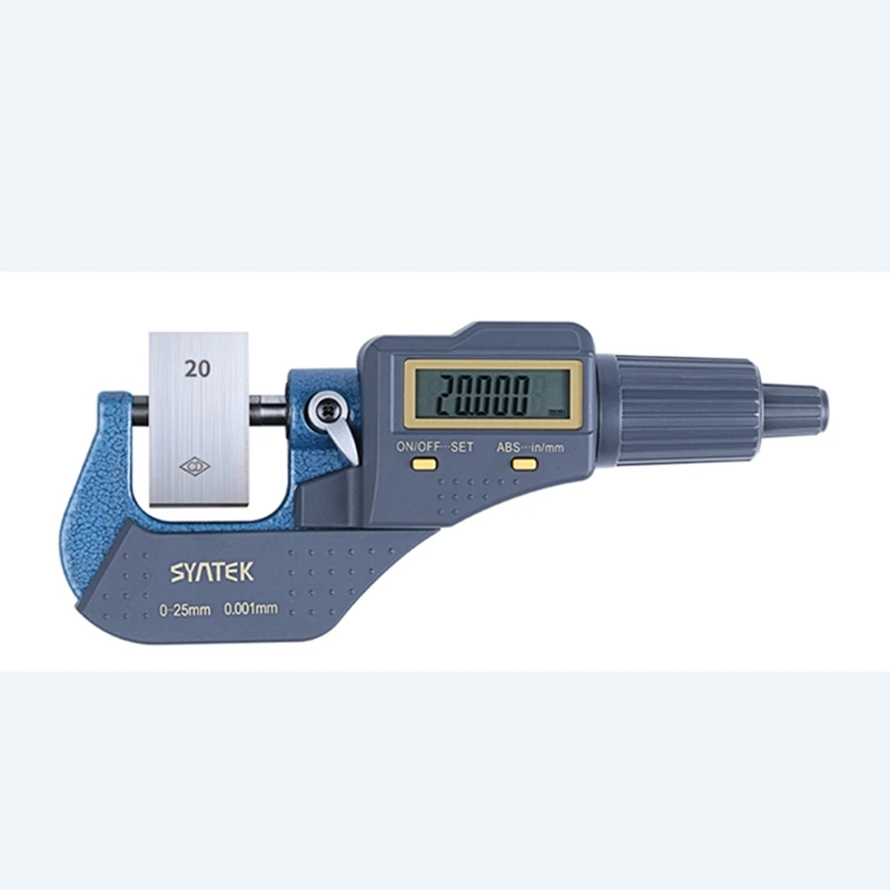 0.001mm Digital Electronic Micrometer 0-25mm Micron Outside Micrometers Gauge Meter Inch/mm Thickness Measuring Tools With Box