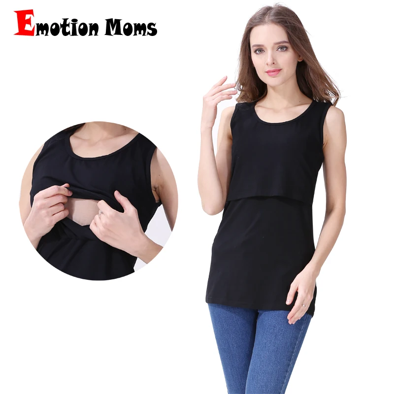 

Summer Maternity Clothes Tops Camis Sleeveless Breastfeeding Clothings for Pregnant Women Maternity Tank Nursing Tees