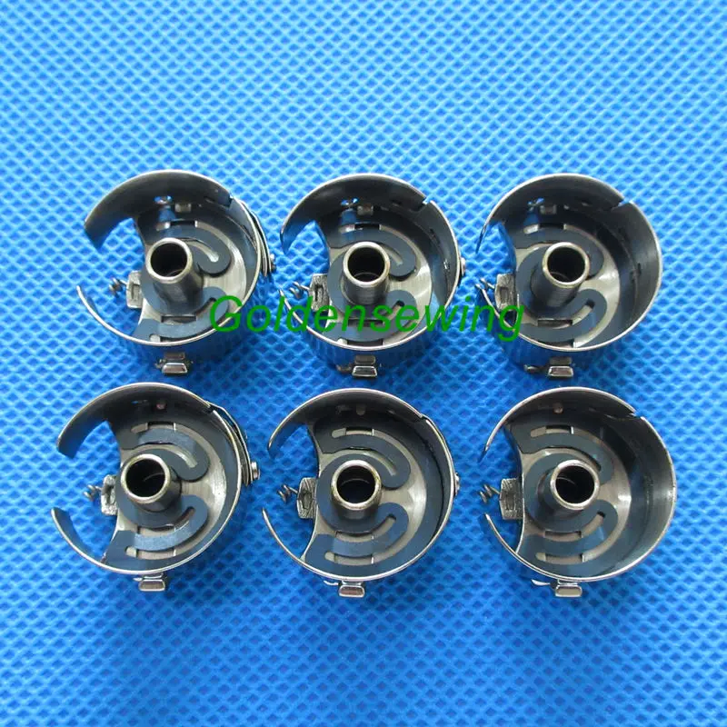 6 Small L Size Pigtail Bobbin Cases fits Singer 20U / 20U33 20U143 Brother B651