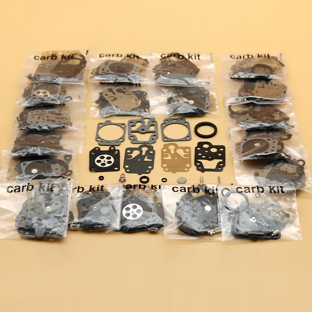 20Pcs/lot Carburetor Carb Diaphragm Rebuild Repair Kit For Honda GX35 GX25 GX25N GX25NT GX25T Gas Motor Strimmer Brushcutters