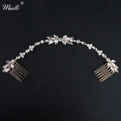 Miallo Classic Wedding Long Hair Combs Austrian Crystal Bendable Bride Hair Jewelry Accessories Women Hairpins Hairpieces