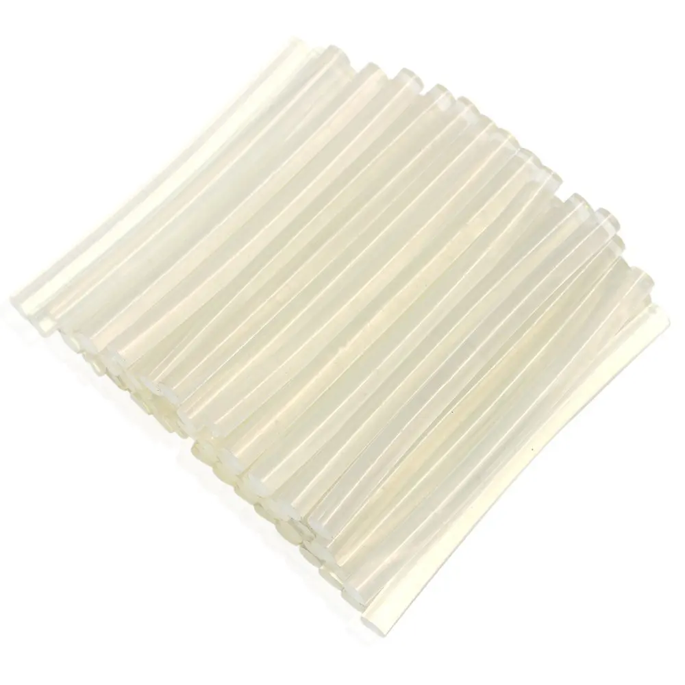 30 PCS Transparent Hot Melt Glue Sticks, Small Size in 100 mm x 7 mm (Appox. 3.9 inches x 0.27 inches)