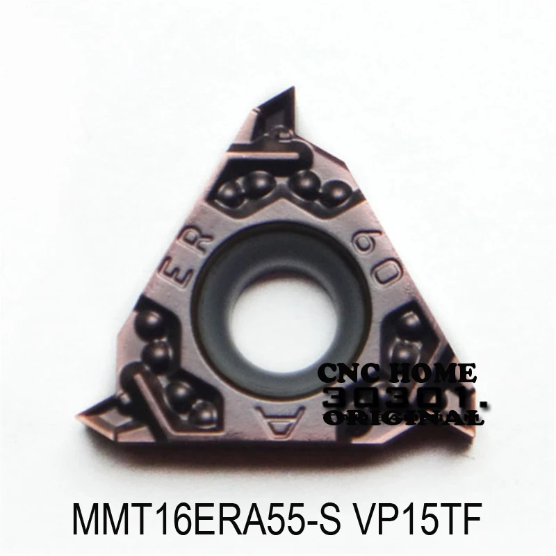 Original MMT 16ER MMT16ERA60-S MMT16ERAG55-S MMT16ERAG60-S MMT16ERG55-S MMT16ERG60-S VP15TF Threading Insert Lathe Cutter CNC