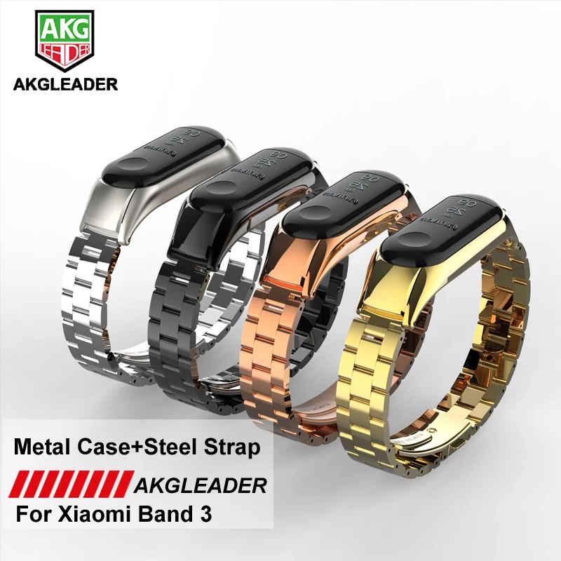 

AKGLEADER For Xiaomi Band MI 3 4 5 6 7 NFC Smart Watch Band Folding Buckle Wrist Strap Watchbands Bracelet horloges bandje