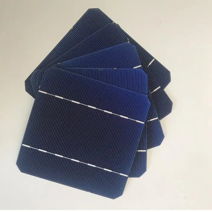 10pcs Mono Crystalline Solar cells 3.14W/pcs 125mm*125mm A Quality For DIY Photovoltaic Solar panel