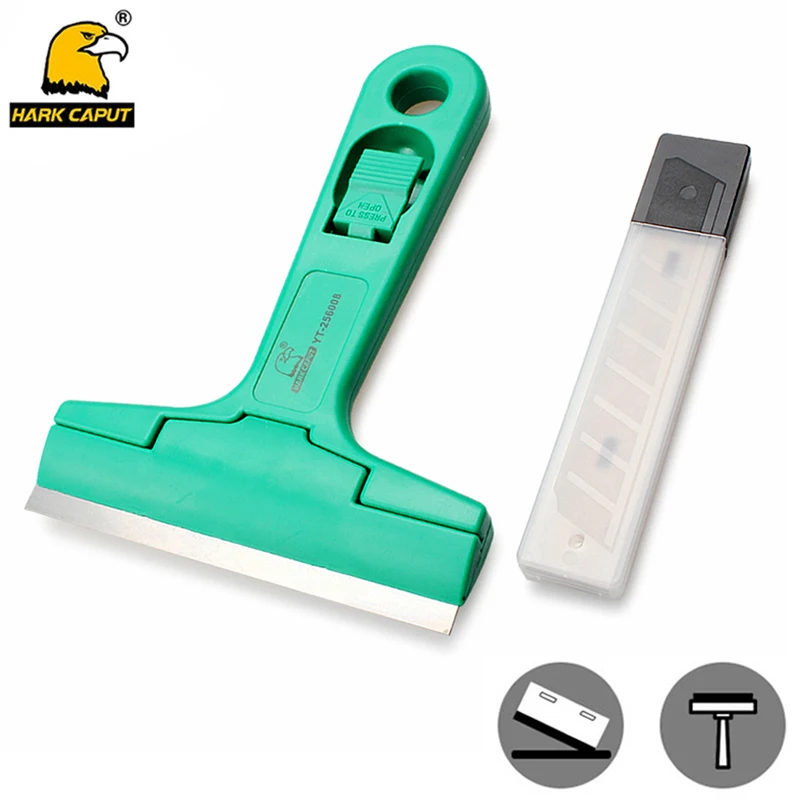 

Portable Cleaning Shovel Knife For Floor Glass Tiles Scraper Removing Stains With 10pcs Spare Blades Multi Cleaning Hand Tools