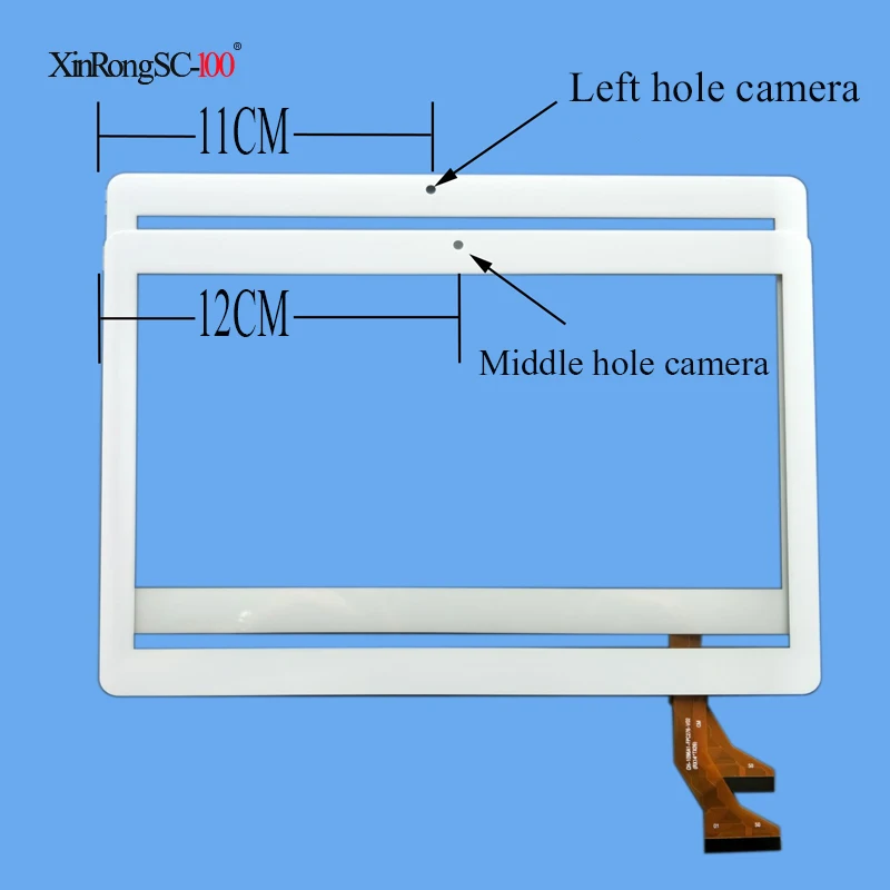 For MJK-0722 FPC 10.1-inch Tablet PC Capacitive Touch Screen Panel Digitizer Sensor Replacement Parts 237*167mm