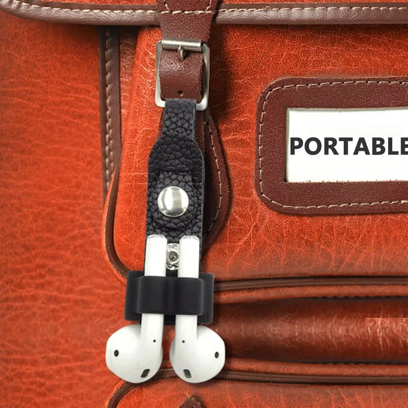 Silikon tutucu klip AirPods için Apple kablosuz kulaklık soketi standı kılıf ile uyumlu Apple watch spor kanca klip Anti-kayıp