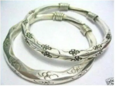 

Beautiful miao silver carve bracelet shipping free