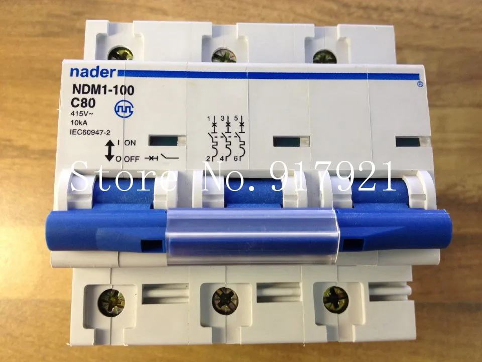 [ZOB] Nader letter NDM1-125 C125 genuine new miniature circuit breaker 3P125A air switch