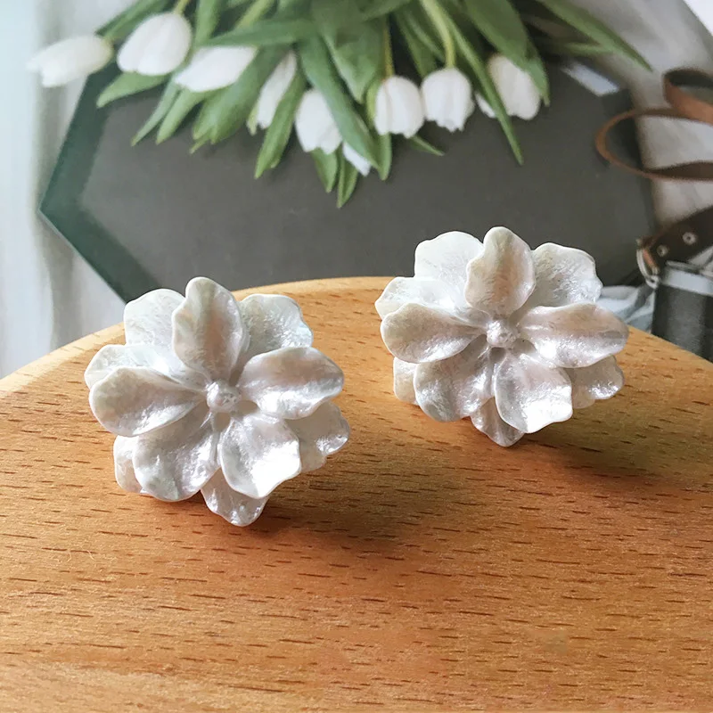 5pcs Small 3D Flower Brooch Ring Patch Findings Diy Resin Charms Handmade Daisy Pendant Handicrafts Accessory Jewelry Make F388