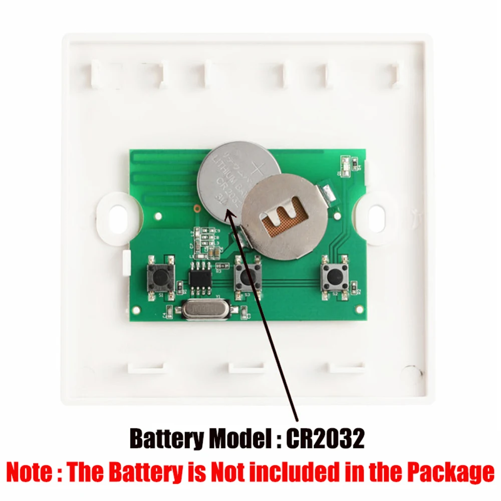Remote Control Switch Receiver AC 85V 110V 220V 1 Channel Bedroom Lights 433.92MHz Wireless Wall Panel RF 3 Button Transmitter
