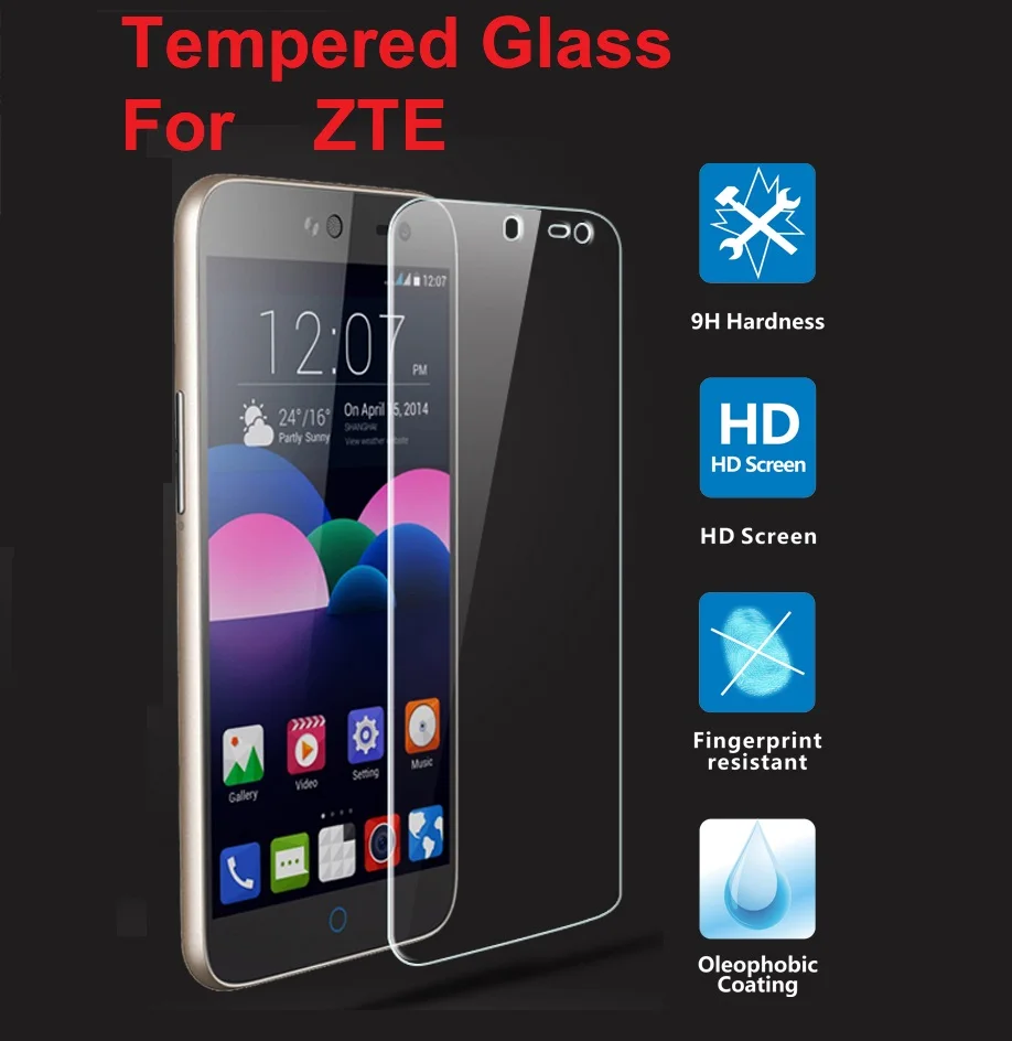 2PCS High Clear Explosion-proof Front LCD Tempered Glass Film For ZTE Blade A515 Screen Protector pelicula de vidro