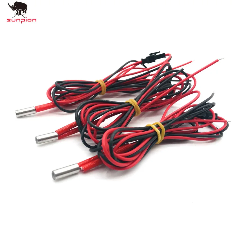 

2pcs12V30W 24v40w Ceramic Cartridge Heater 6mm*15mm For Extruder 3D Printers Parts Heating Tube Heat 3d printer Accessories