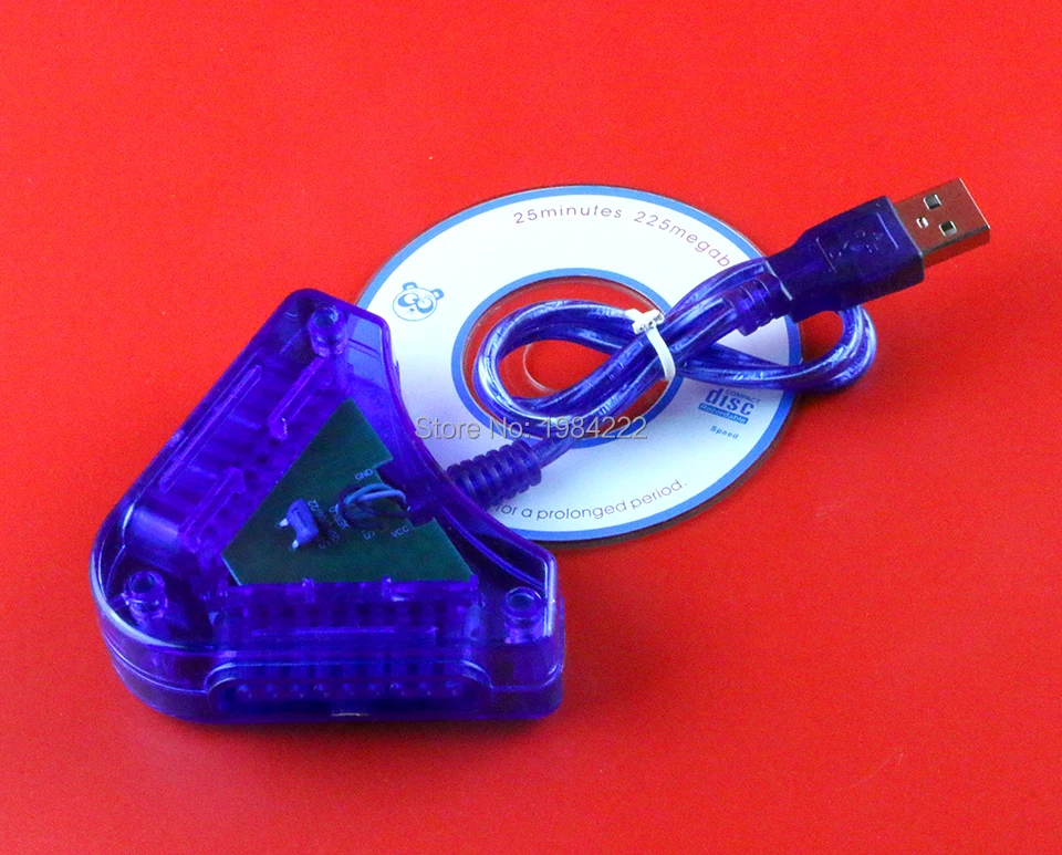 1pc For PS2 USB Dual Controller to PC Adapter Converter Consumer Electronics Gaming Accessories