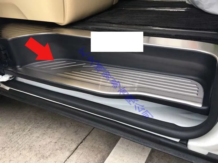 For Toyota Alphard Vellfire 2016 -2019 Stainless Steel Side Inner Door Sill Welcome Rust Pedals Scuff Plate Guards Accessories