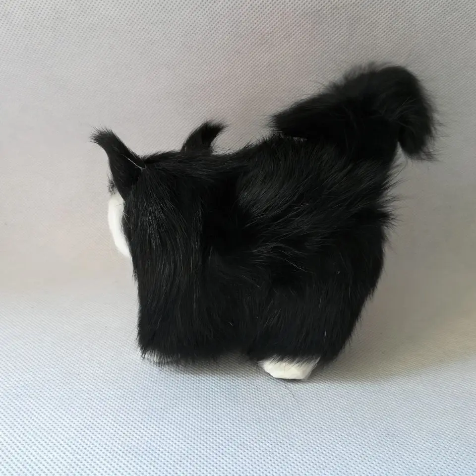 家の装飾用の黒い猫のおもちゃ,12x13cm,h1259