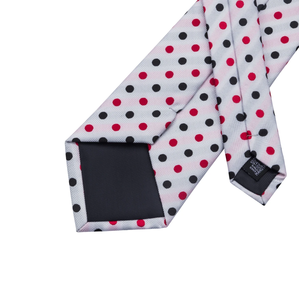 Hi-Tie Designer Polka Dot Stropdassen 100% Zijden Stropdassen voor Mannen 8.5 cm breed Zakelijke Bruiloft Stropdassen Zakdoeken Manchetknopen Set