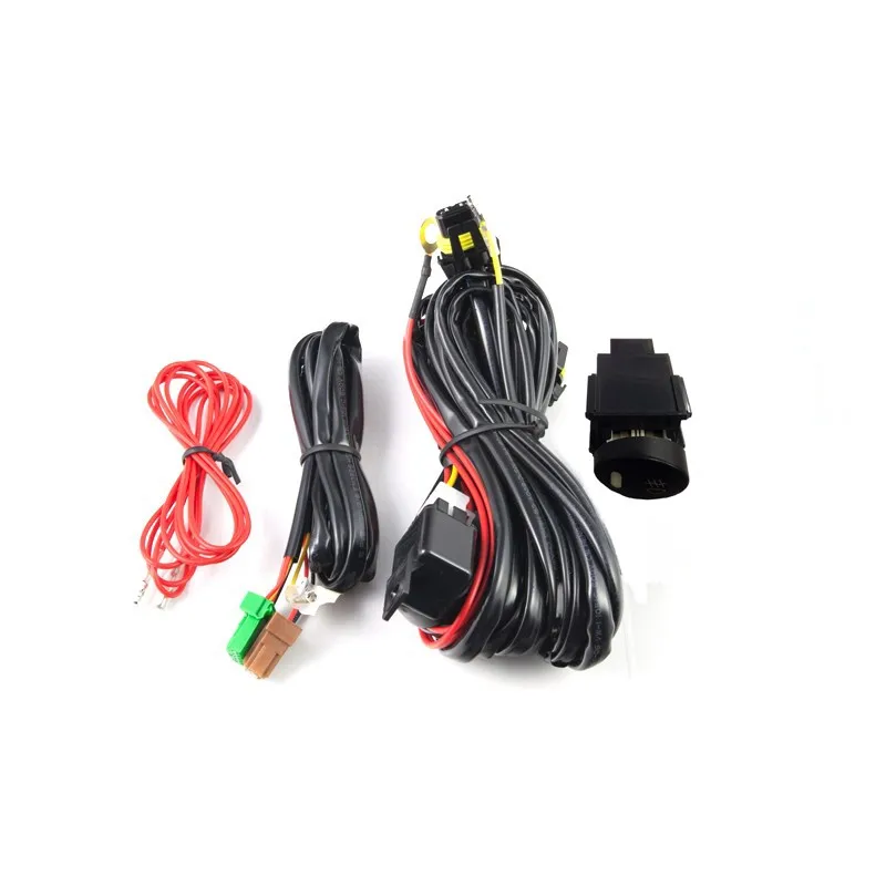 Custodia per Toyota Sequoia fendinebbia 2001 2002 2003 2004 2005 2006 2007 lampadina fendinebbia alogena HB4 12V 51W con kit di cablaggio e