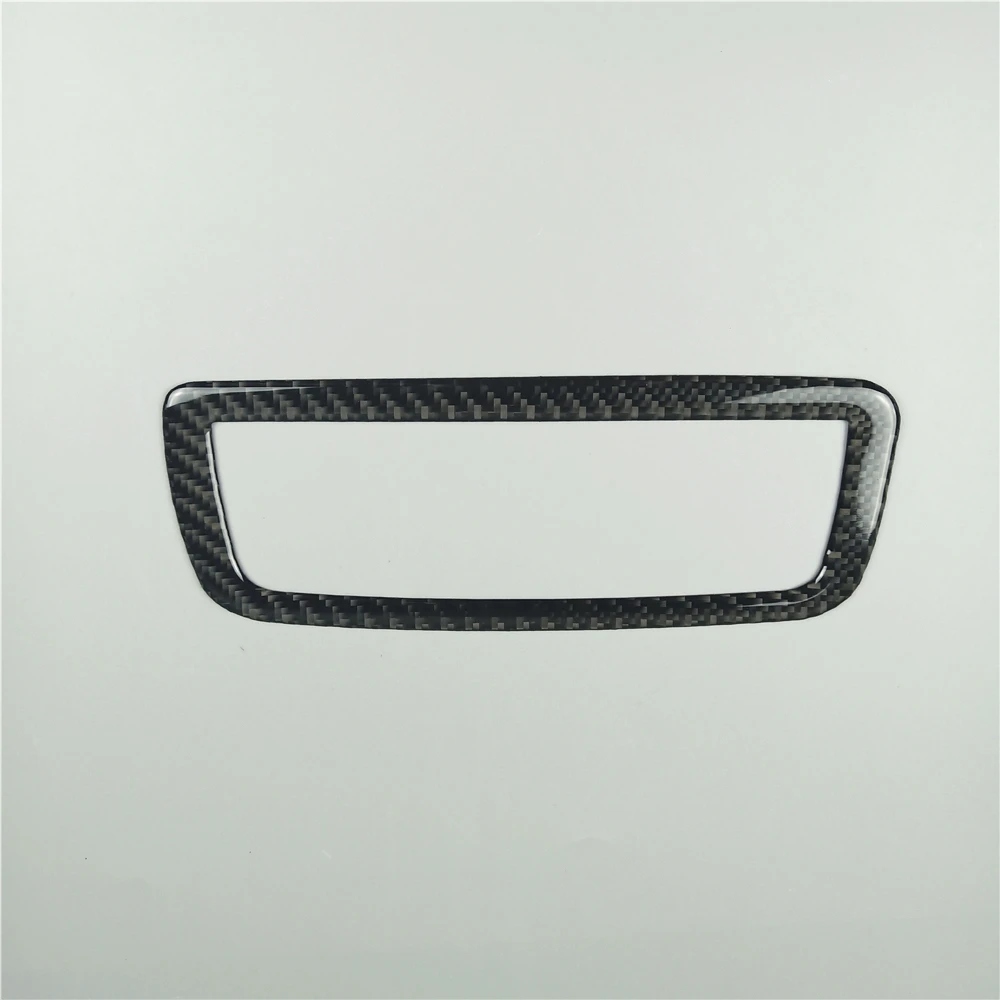 Carbon Fiber Car Roof Reading Lamp Cover Trim For Mercedes Benz C class W204 2007-2014 Dome Light Frame Decoration