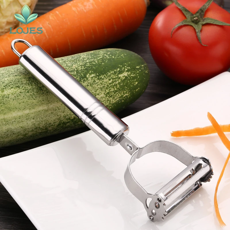 Picture 7: Kitchen Vegetable Tools Practical Stainless Steel Gourd Grater Paring Knife Potato Carrot Peeler Apple Fruit Zesters