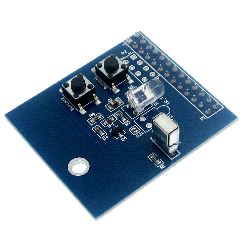 38KHz IR Infrared Control Expansion Board Transceiver Receiver Transmitter Shield DIY Double IR Emitter For Raspberry Pi