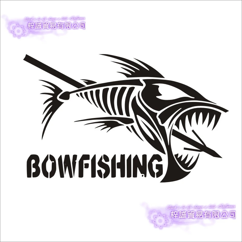 Fishing Sticker Car Fear Fish Decal Angling Hooks Tackle Shop Posters Vinyl Wall Decals Hunter Decor Mural Sticker