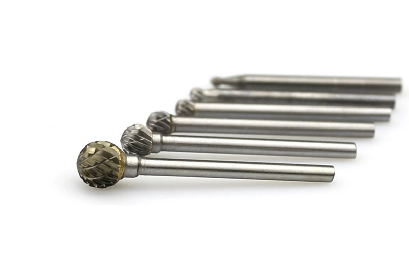 1 stück Hartmetall Rotary Grate 3mm schaft Dremel Dateien Mini Dill Schleifen Kopf – Detail 4