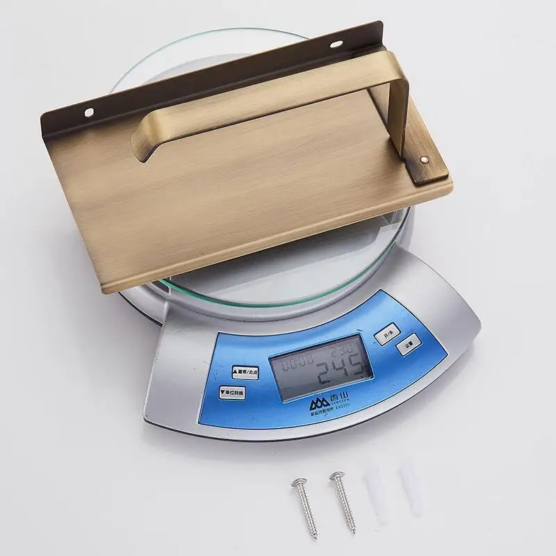 Edelstahl Bad Papier Telefon Halter mit Regal Bad Handys Gold Handtuch Rack Wc Papier Halter Tissue Boxen