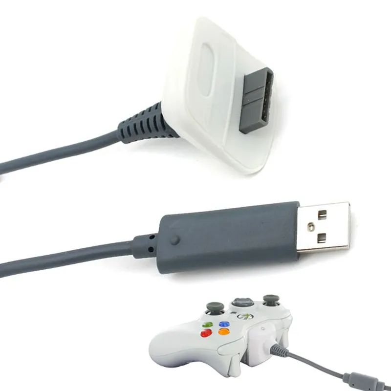 High Quality USB Play Charging Charger Cable Cord Gamapad Charger Cable For XBOX 360 Wireless Controller