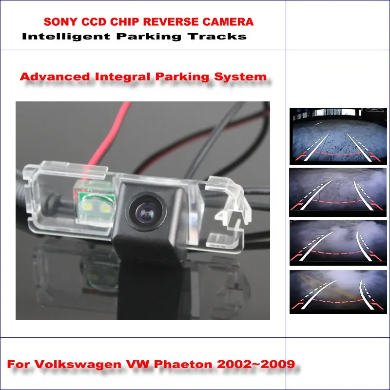 

For VW Phaeton 2002-2009 Car Rear View Camera Intelligent Parking Backup Reverse Dynamic Trajectory CAM Auto Accessories HD CCD