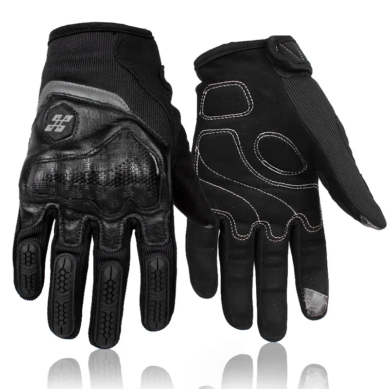 LMoDri Motorcycle All Refers to Knight Locomotive Protective Gloves Strong Anti-drop Anti-skid Wear Thickened Touch-screen