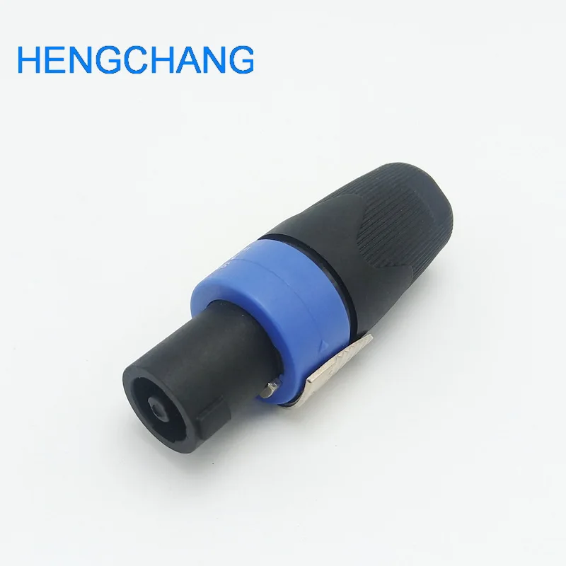 

4pin blue XLR plug ohm plug XLR plug Connector Audio Loudspeaker Amplifier plug Converter 10pcs