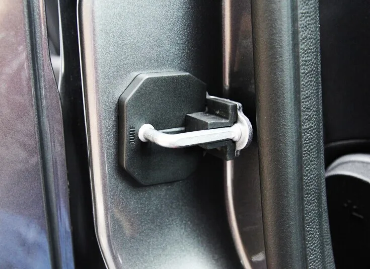 Car Door Lock Protecting Door Lock Buckle For FORD ECOSPORT 2013 2014 Anti-Corrosive Car Accessories 5pcs Per Set