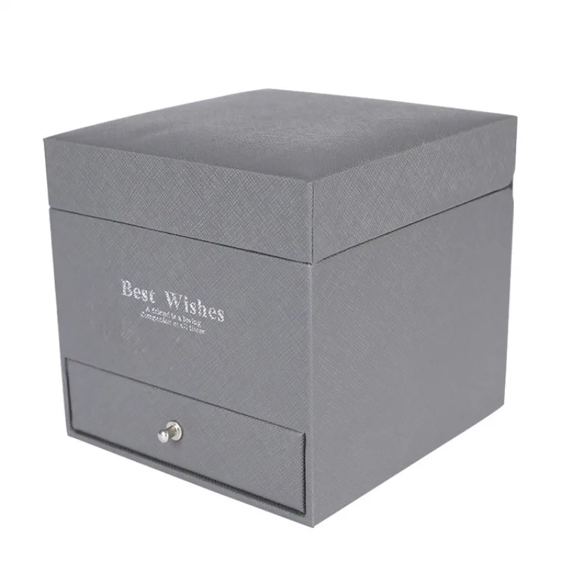 Wrapping Gift Case Gift Box Foldable Flower Box Living Room Wedding Portable Beautiful jewelry box With the bag