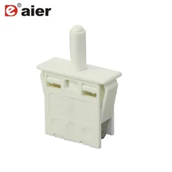 10PCS Momentary Door Push Button Switch ON-(OFF) Normally Closed For Kitchen Home Application Refrigerator Refriger