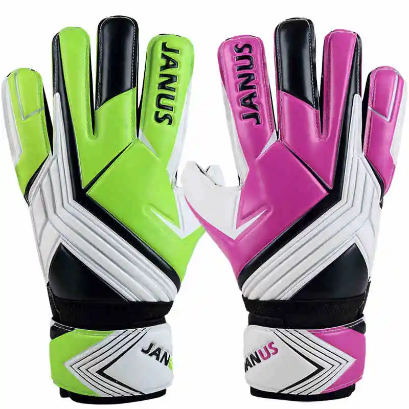 JANUS Professional Women Goalkeeper Gloves Thickened Latex Finger Protection Soccer Goalie Gloves Football Goal keeper Gloves