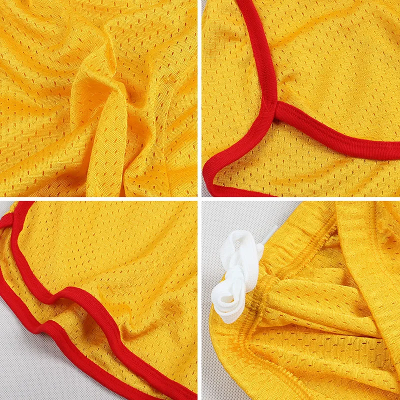 Shorts Men Fashion Classic Solid Mesh Men\'s Shorts Fast Dry Retailer Men\'s Trunks  Summer Elastic Waist Mens Shorts