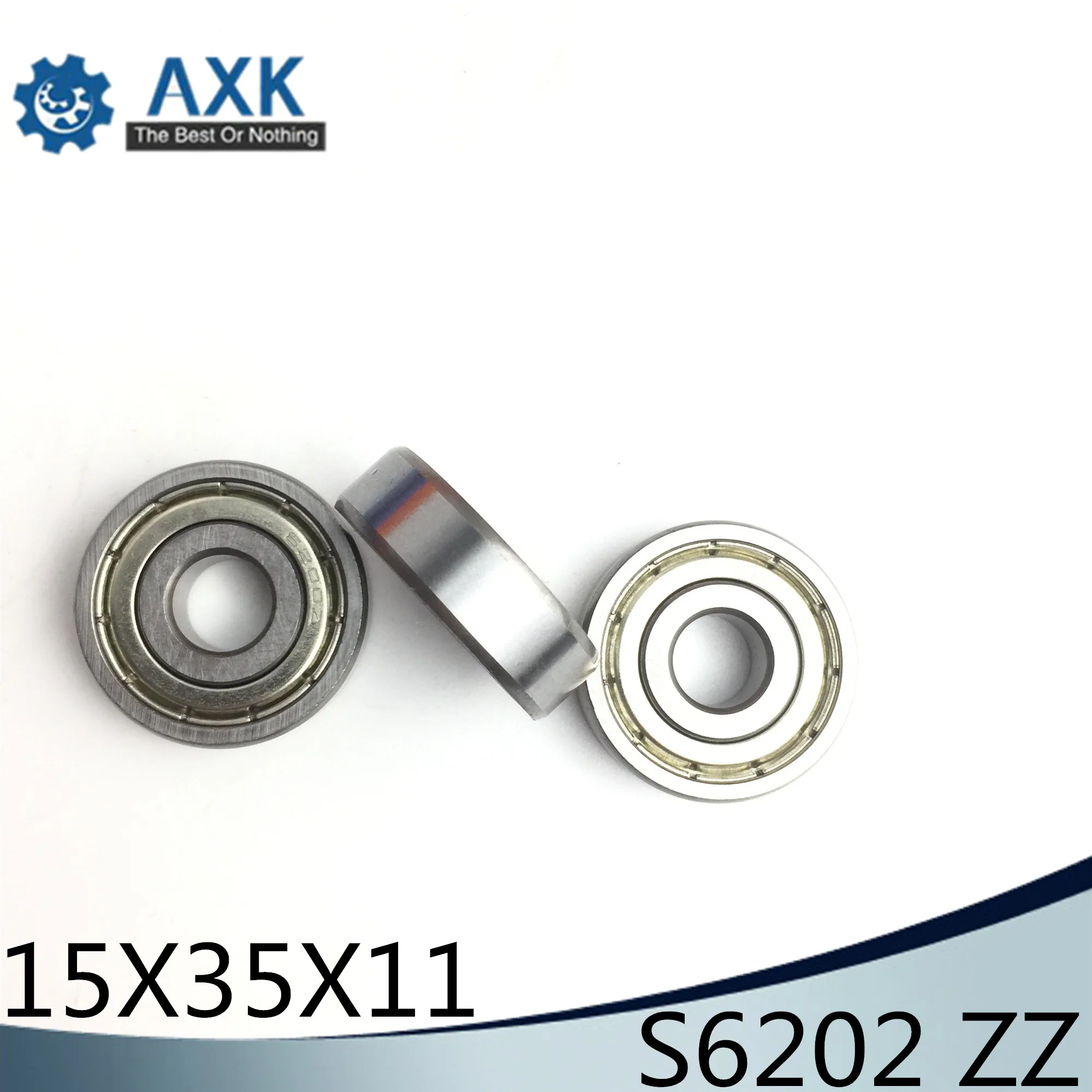 S6202ZZ Bearing 15*35*11 mm ( 10PCS ) ABEC-1 S6202 Z ZZ S 6202 440C Stainless Steel S6202Z Ball Bearings