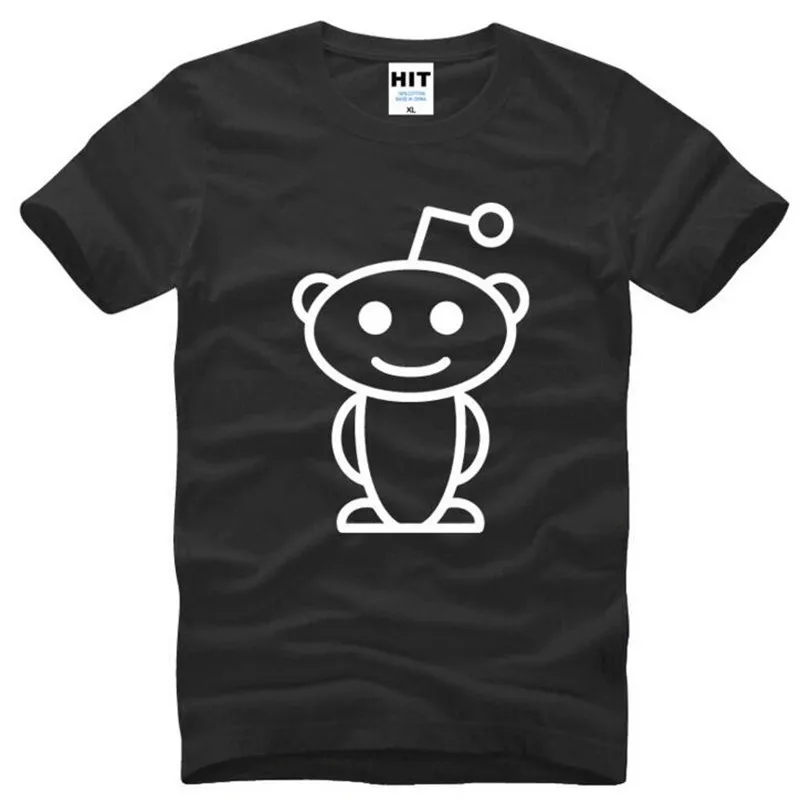 لطيف Reddit الأجانب طباعة تي شيرت الرجال قصيرة الأكمام س الرقبة القطن تي شيرت رجالي مضحك كول اللياقة البدنية تي شيرت أوم Camisetas Hombre