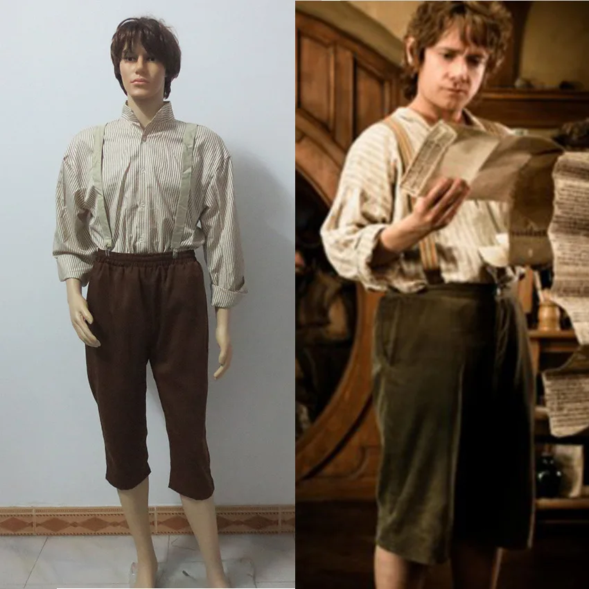 

Bilbo Baggins Cosplay Costume Halloween Christmas Party Uniform Costom Made Any Sizes