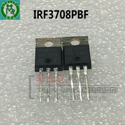 

Original New 5PCS/ IRF3708PBF IRF3708 62A30V TO-220 TO220