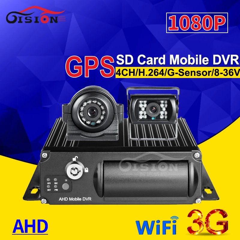 

2.0MP AHD Metal Waterproof 2 Car Dvr Camera With 3G GPS Wifi Dual SD 4CH Video/Audio Input Vehicle Mobile Video Recorder Online