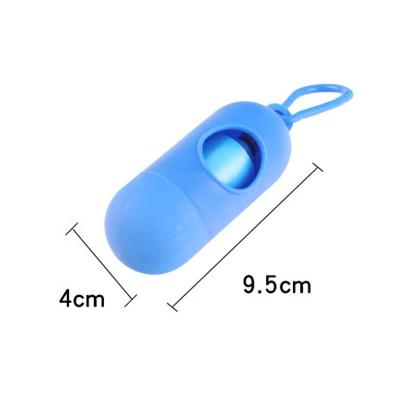 Bullet Shape Cat Dog Garbage Box Pet Garbage Bag Dispenser Pet Manure Recycling Poop Bags Set Accessories for Animals Products