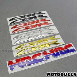 Autocollants d'étiquette de carénage de moto, décalcomanies 3D Chrome CBR HRC LOGO, emblème pour HRC CBR 600RR 1000RR 300R 250R 650F 500R CBRfemale F4i