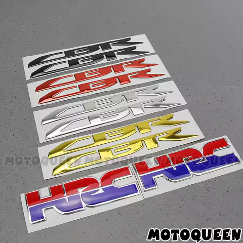 Motorcycle 3D Chrome CBR HRC LOGO Decals Fairing Label Stickers Emblem For HRC CBR 600RR 1000RR 300R 250R 650F 500R CBR600 F4i