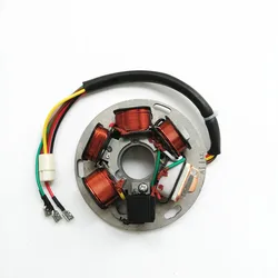 Motorcycle Generator Stator Engine Coil For PIAGGIO VESPA PX125 PX150 PX200 PX125-150-200e PX 125 150 200 217983 6 Poles Plate