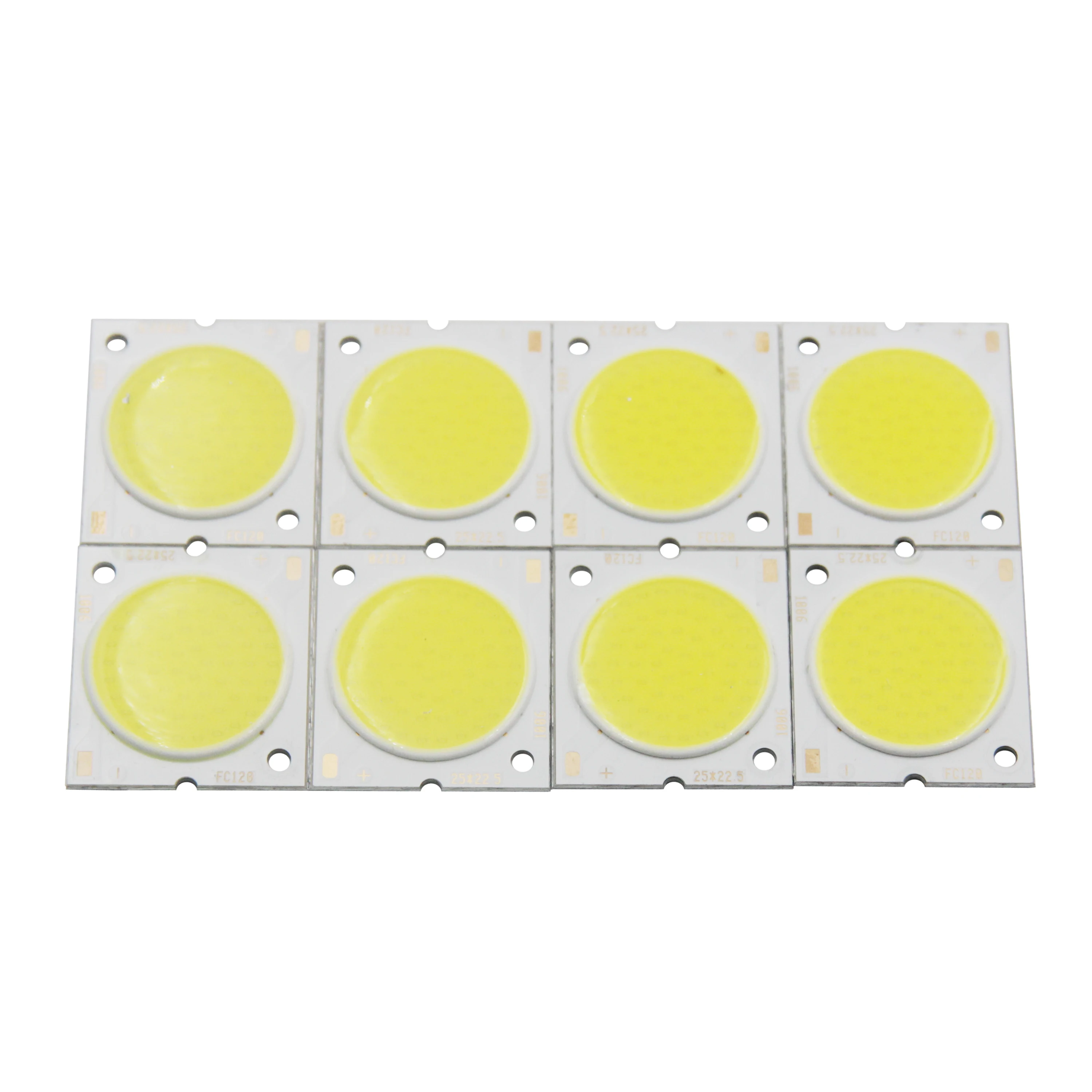 Factory sale 22.5mm Square Aluminum Board LED COB Strip High lumen chip Light Source Module 10W 15W 20W 30W COB for bulb lamp